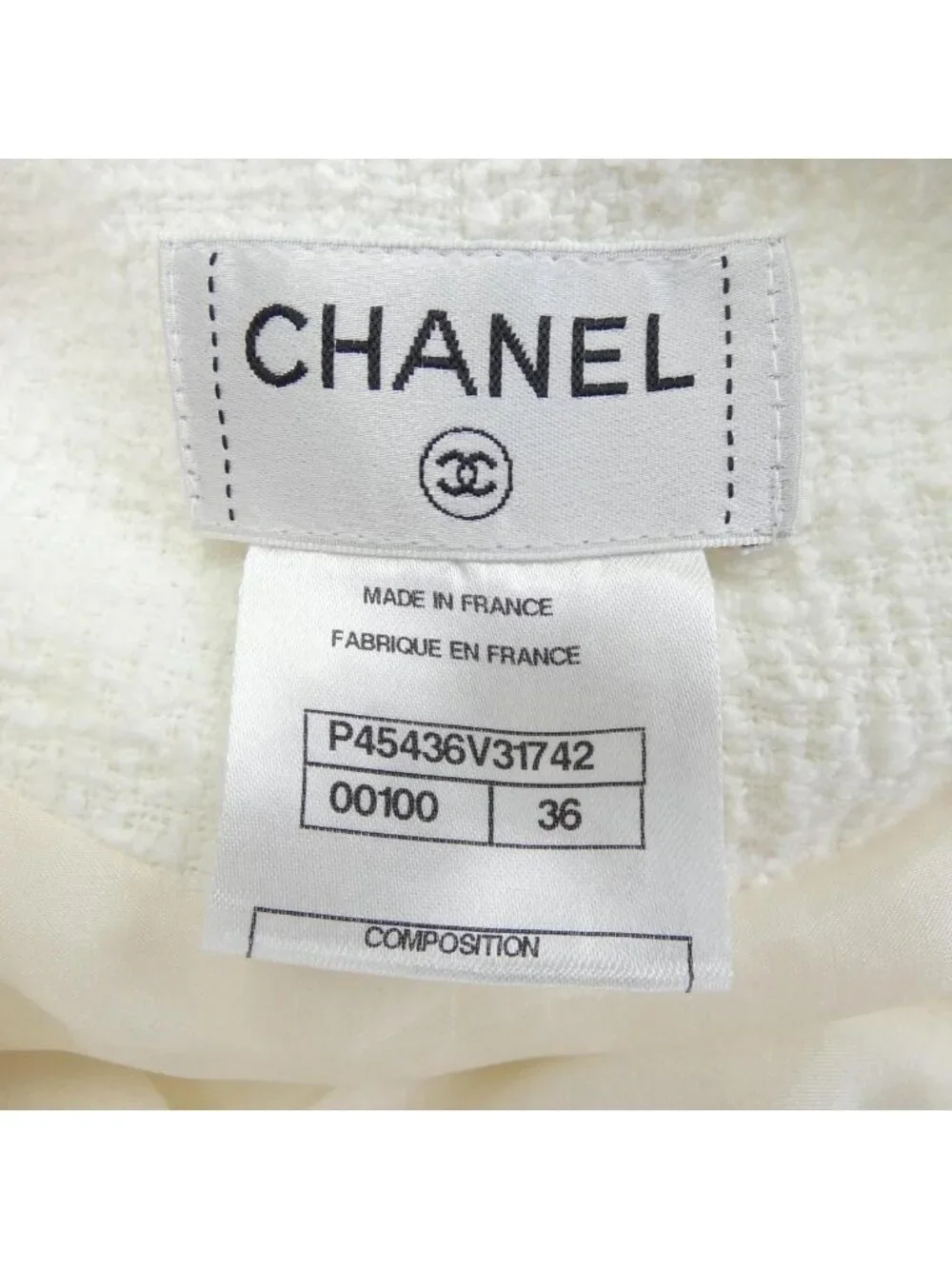 Chanel Skirt White